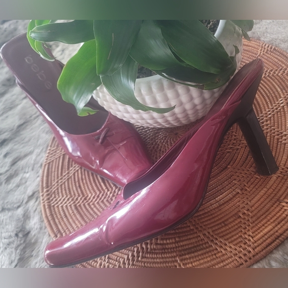 Vintage Bebe mule heels - Picture 1 of 11